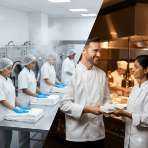 Professional uniform laundering and care for durability and hygiene