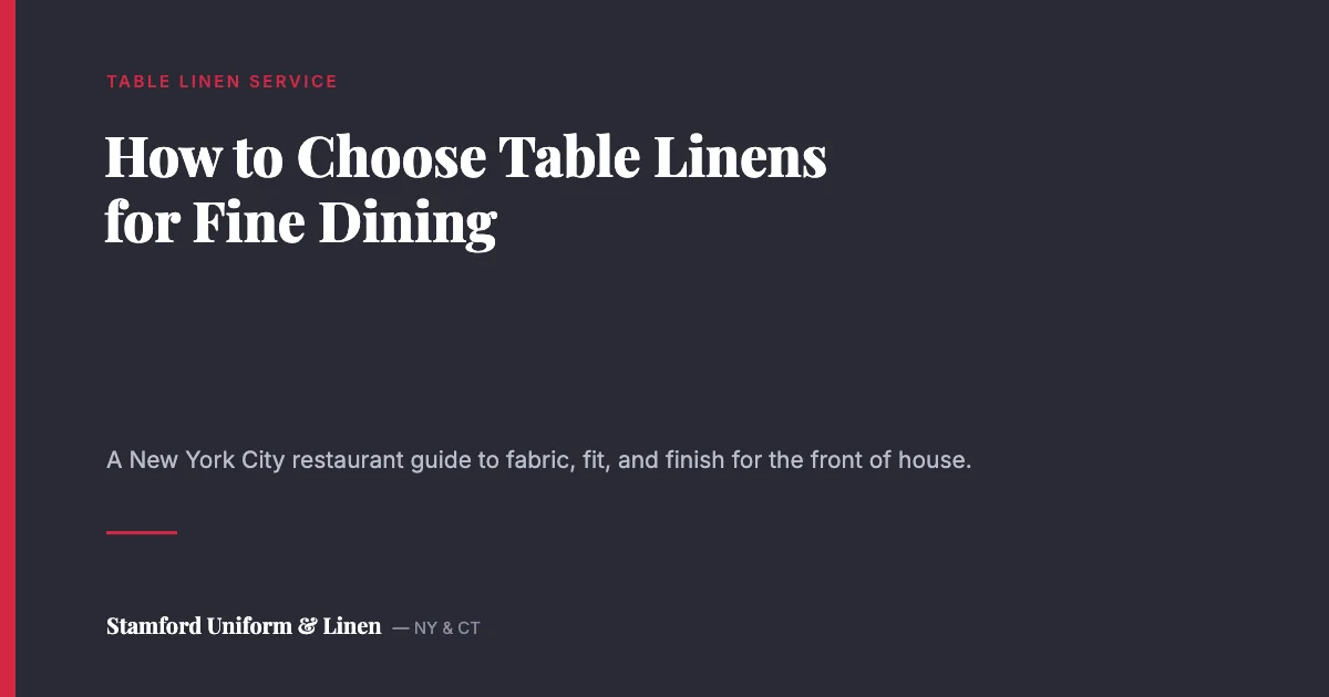 Blog: Table Linen Service thumbnail